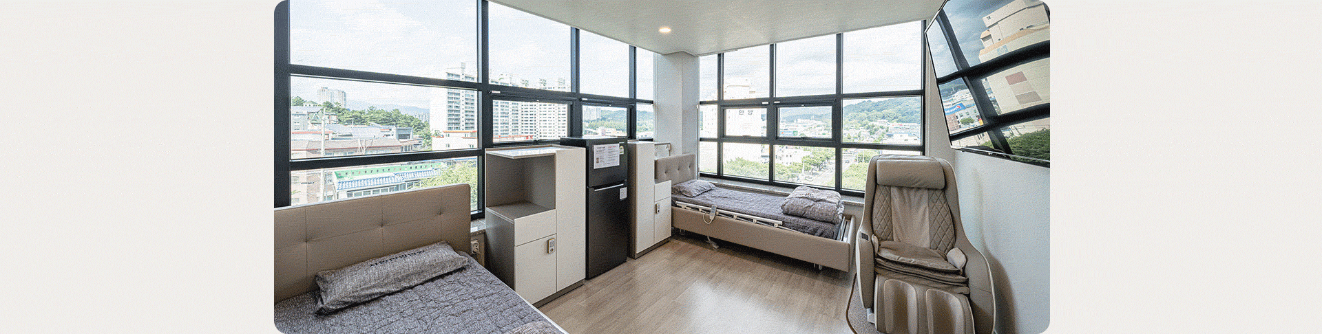 자향한방병원 입원실 전경