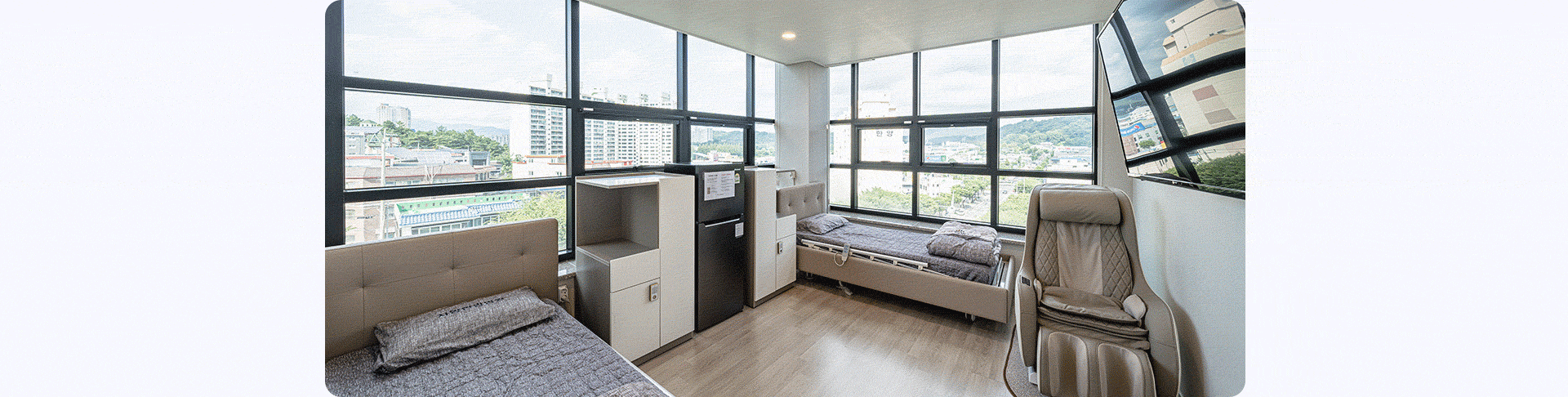 프라이빗한 회복 입원실