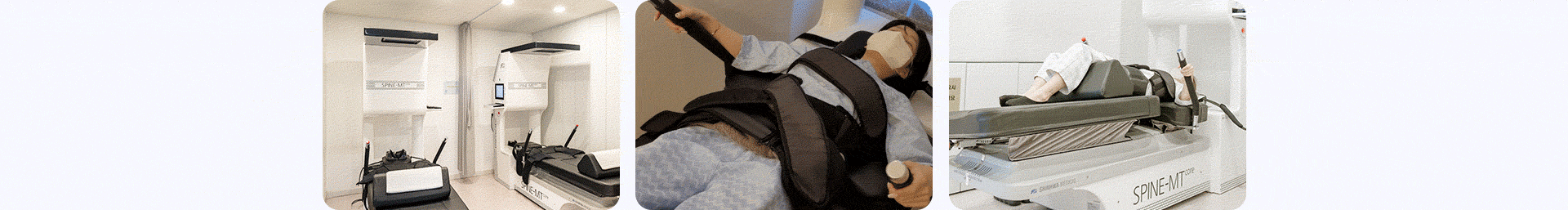 스파인엠티 치료를 진행하는 환자 모습